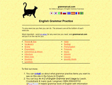 Tablet Screenshot of grammar-cat.com